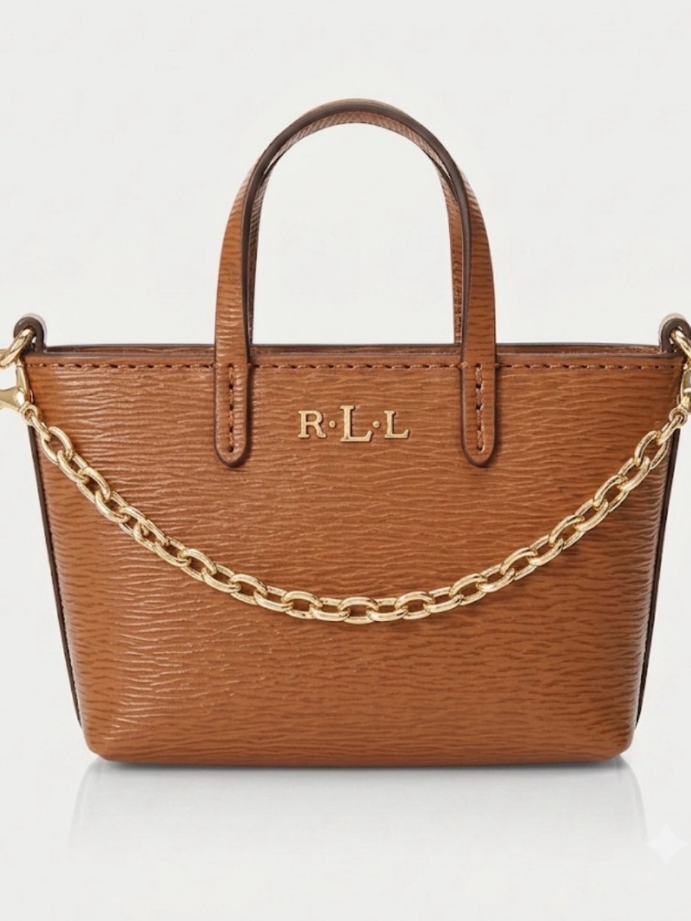 Lauren Ralph Lauren Newbury
Mini Bag Charm & Keychain Tan